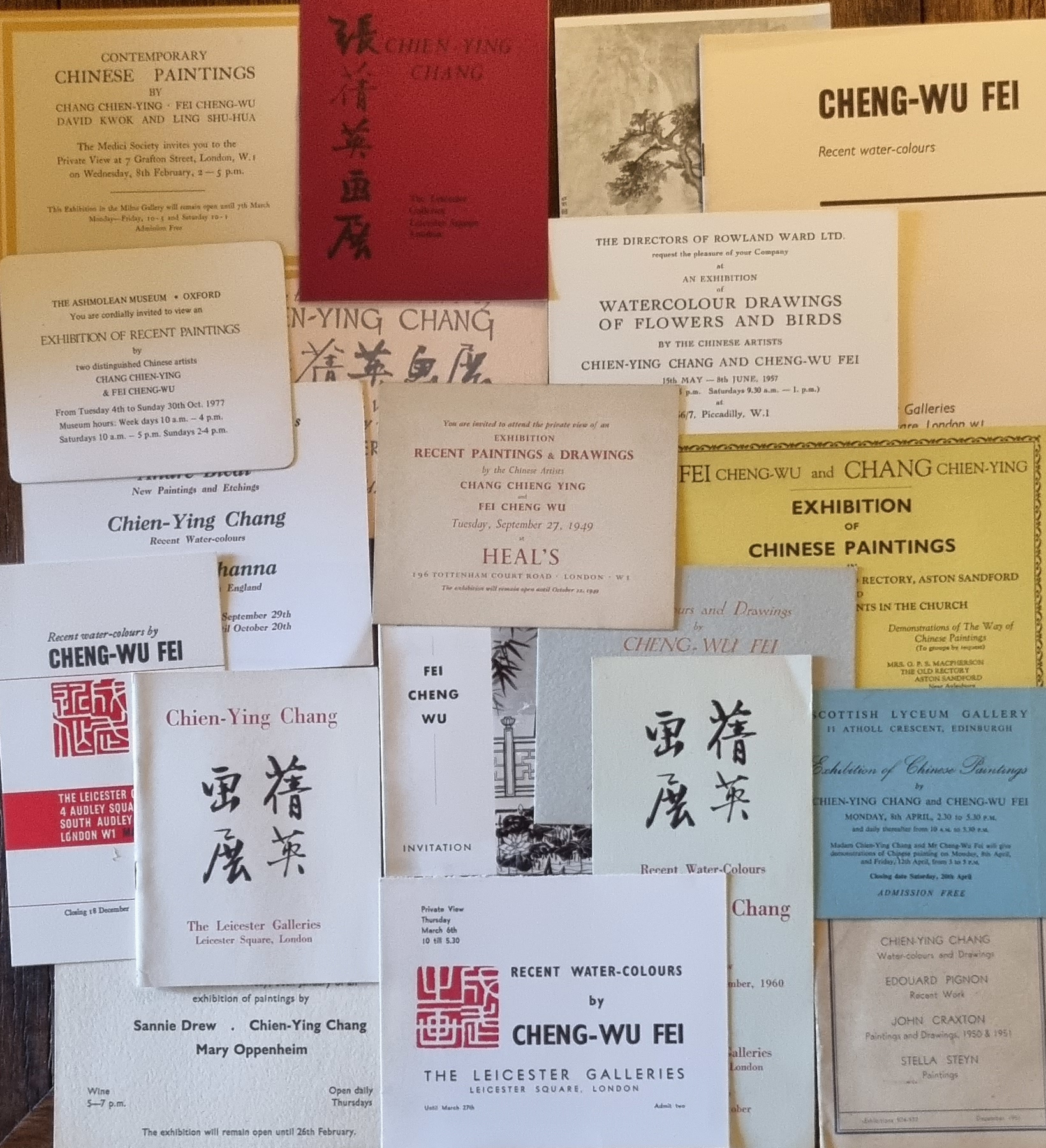 Exhibition invitations